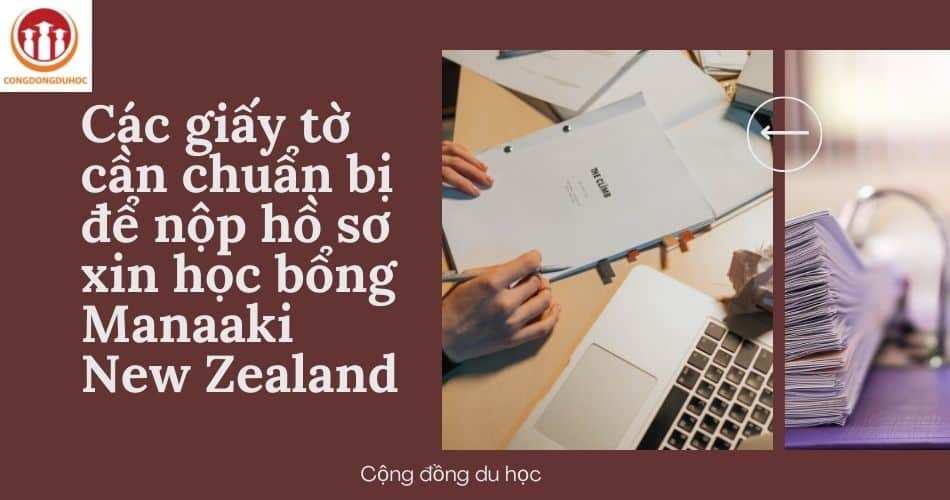 Các giấy tờ cần chuẩn bị để nộp hồ sơ xin học bổng Manaaki New Zealand