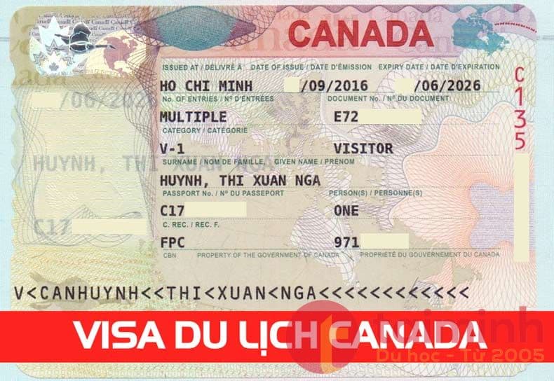 Cách gia hạn visa du lịch canada 