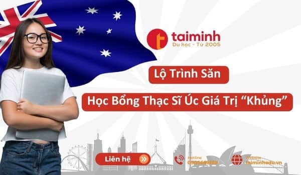 học bổng thạc sĩ Úc