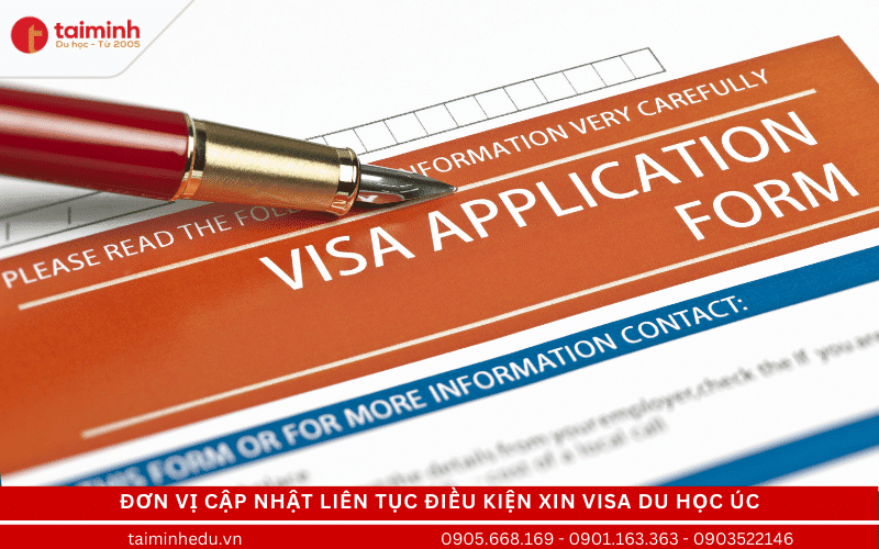 điều kiện xin visa du học Úc