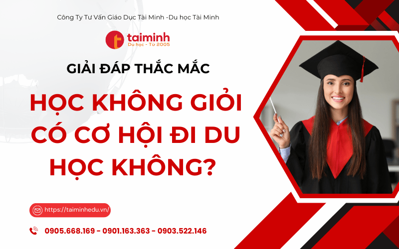 học không giỏi có cơ hội đi du học không