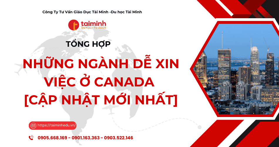 ngành dễ xin việc ở Canada