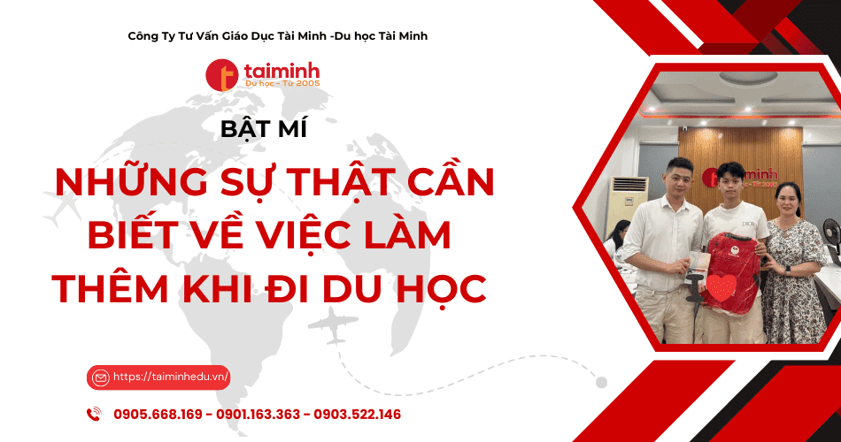 làm thêm khi đi du học