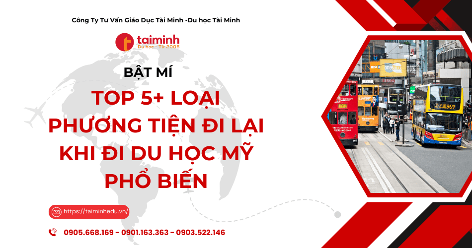 phương tiện đi lại khi đi du học Mỹ